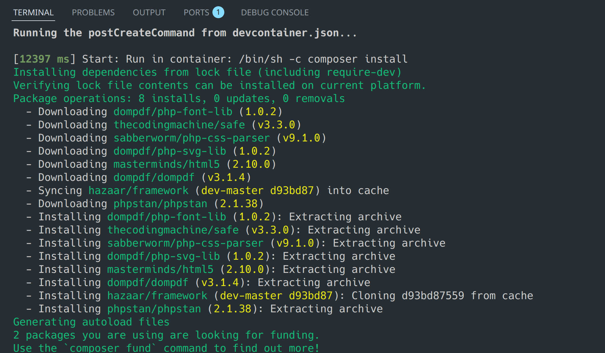 Dependency Installation
